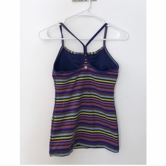 Lululemon Colors Poncho Stripe Power Y Tank 2 - Picture 4 of 5